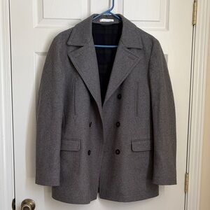 Lauren Ralph Lauren Men's Charcoal Pea Coat